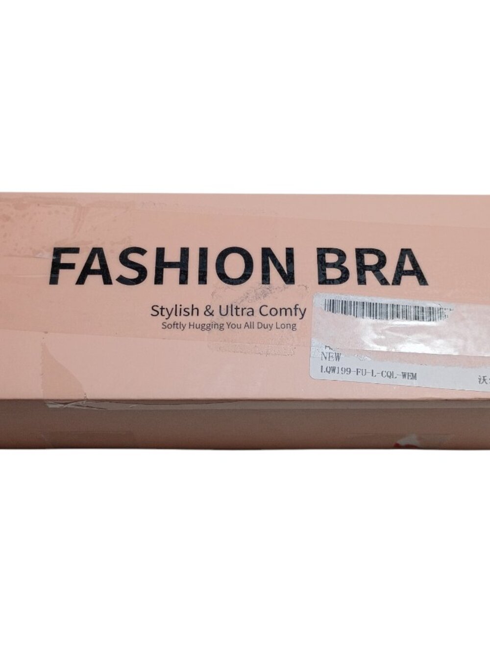 Fashion Bra Stylish & Ultra Comfy 55% Nylon, 45% Spandex Size: L (Large)